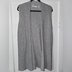 Cyrus Gray Open Front Cardigan